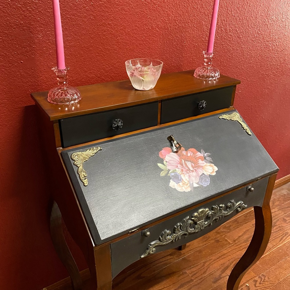 One of a kind Pier 1 Refurbished desk.